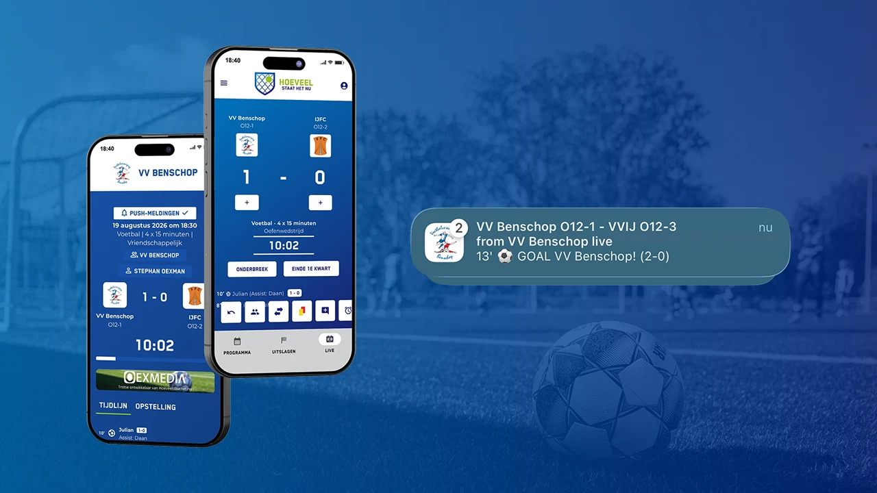 Push-meldingen en web-app met een abonnement