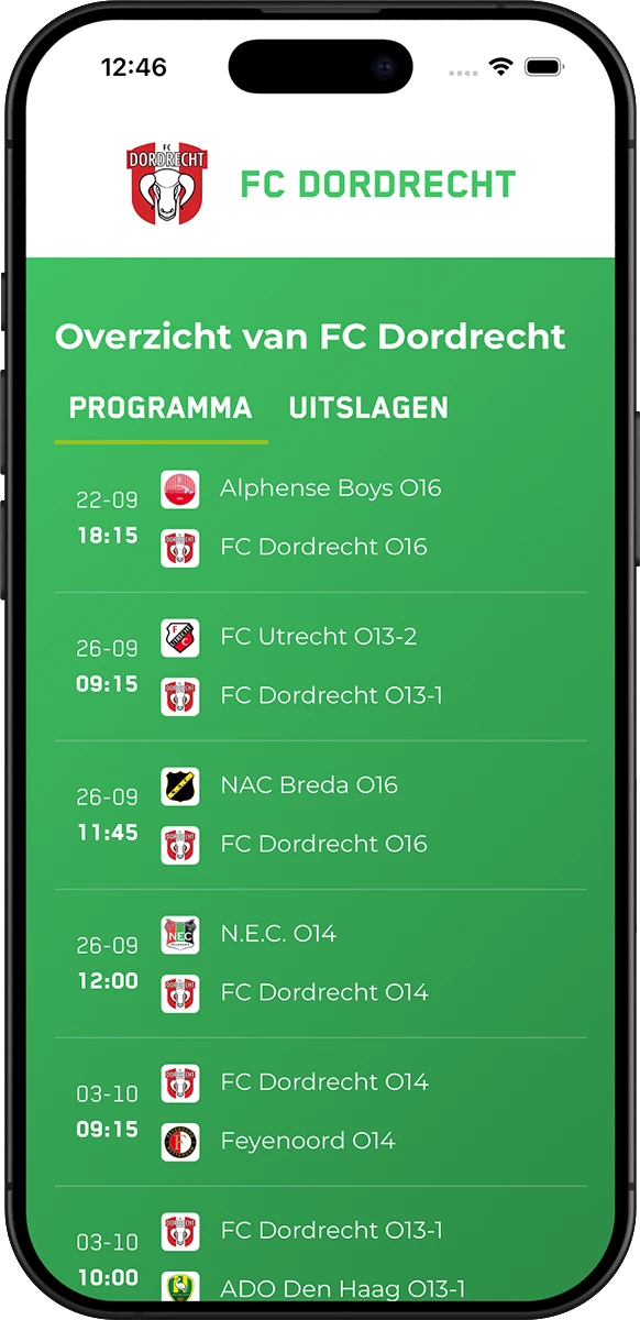 Club- of team-app van Hoeveelstaathet.nu