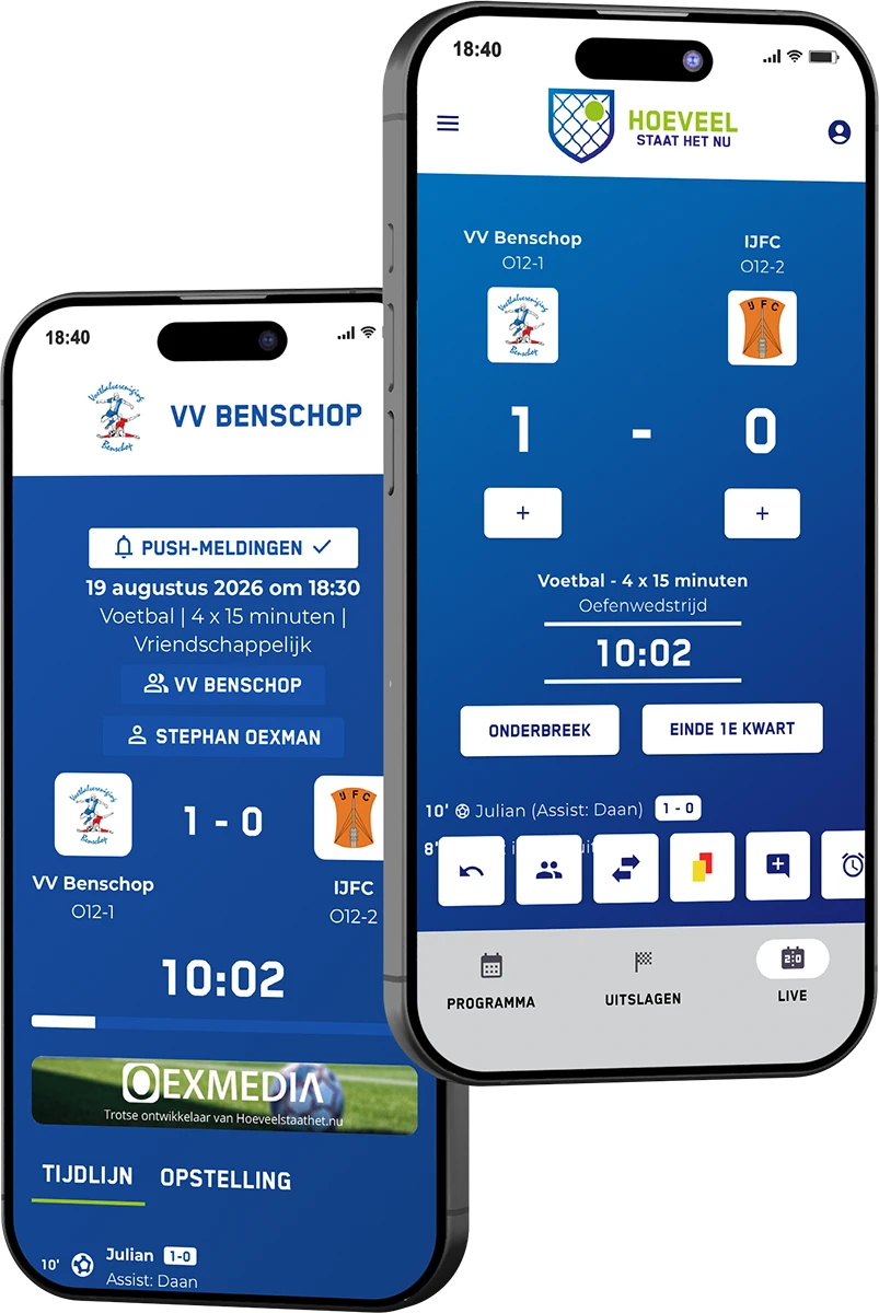 Live score delen
