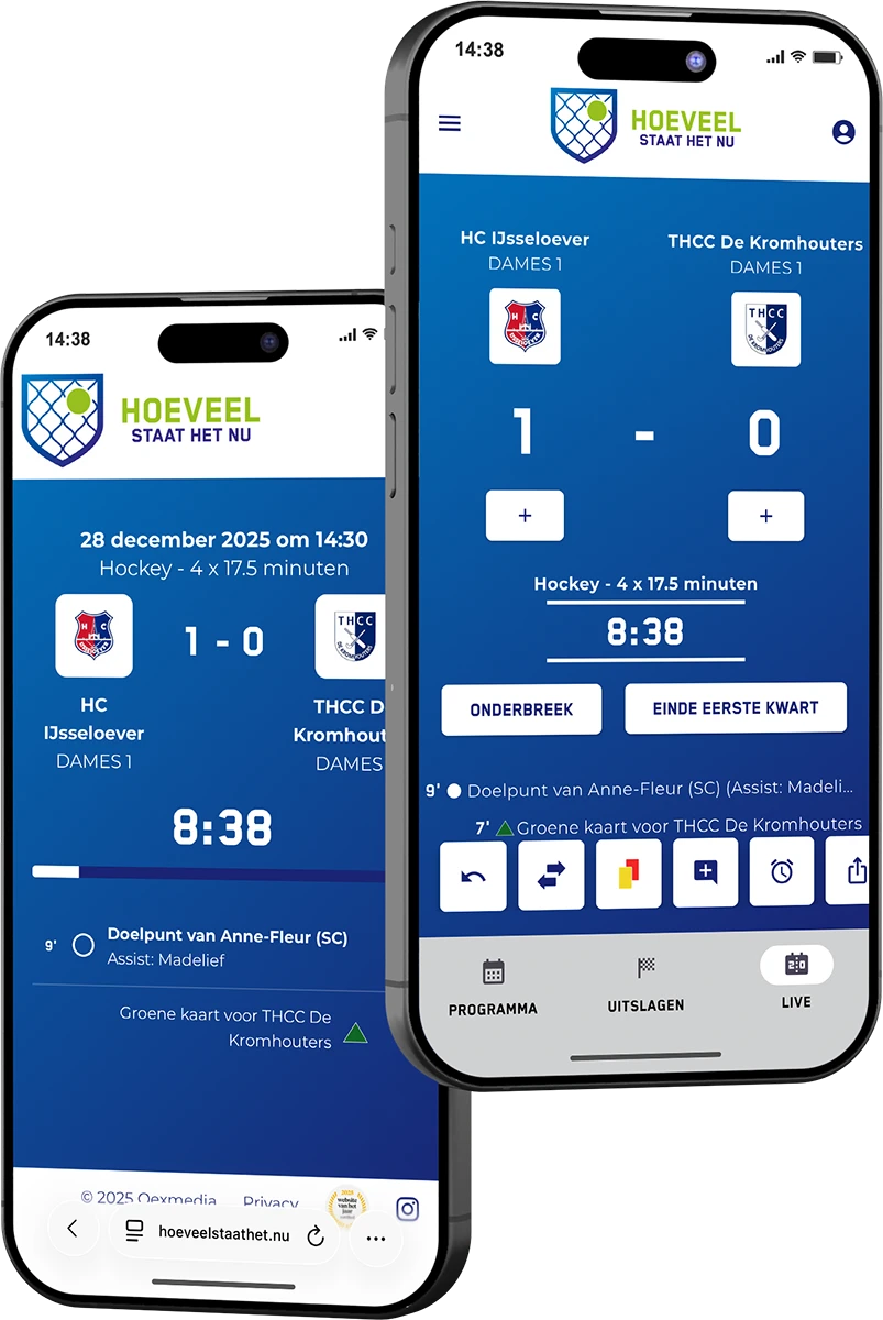 Live score delen