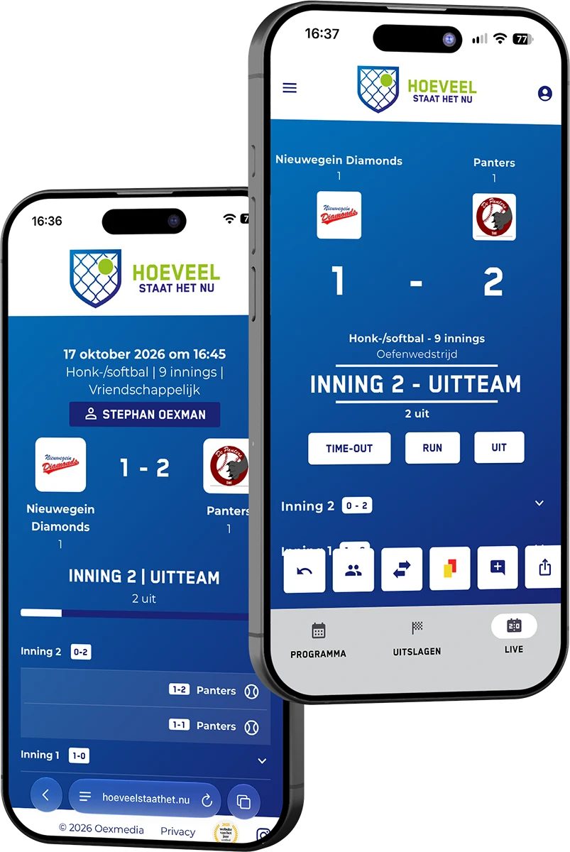 Live score delen