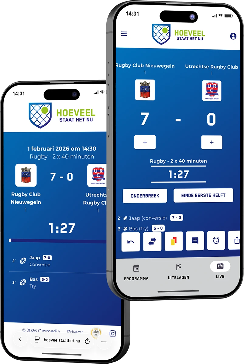 Live score delen
