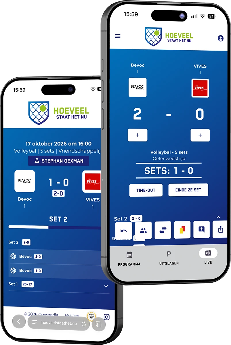 Live score delen